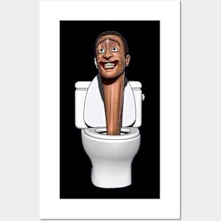 Skibidi toilet Funny Face | Art Board Print