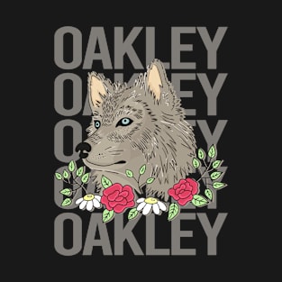 Wolf Head - Oakley Name T-Shirt