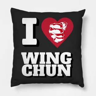 I Love Wing Chun Pillow