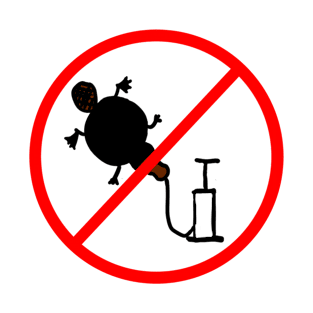 Do not inflate platypus. T-Shirt