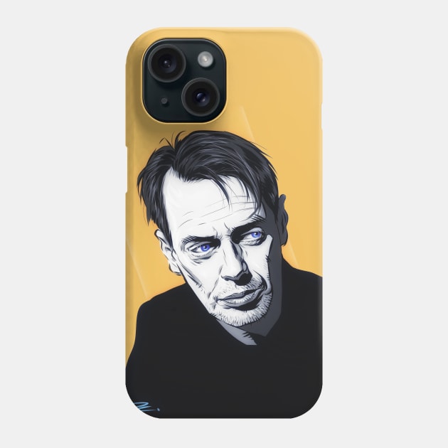 Steve Buscemi - An illustration by Paul Cemmick Phone Case by PLAYDIGITAL2020