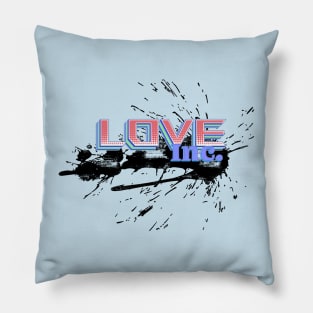 Love Inc - Pink/Black Pillow