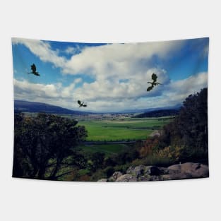 Dragons over Scotland Tapestry