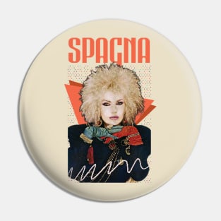 Spagna--80s Retro Fan Art Design Pin