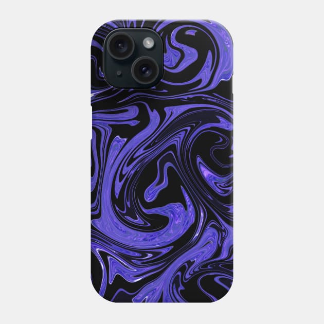 Purple swirls Phone Case by Sinmara