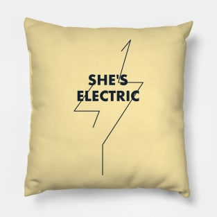 She's electric Pillow