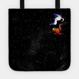 Gravity Tobe Fonseca Yin Yang Astronaut Scuba by Tobe Fonseca Tote