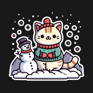 Merry Cat-Mas T-Shirt