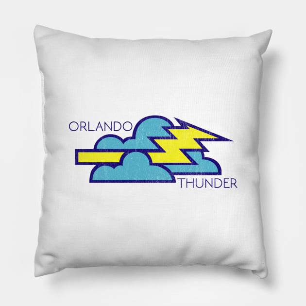 Defunct Orlando Thunder Football 1992 Pillow by LocalZonly