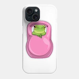 Frog Fitness Dumbbell Phone Case