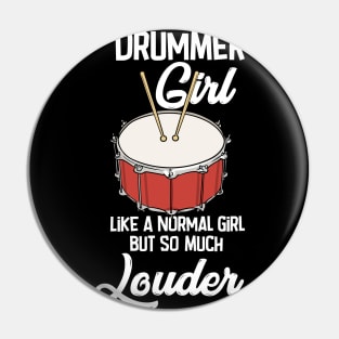 Drummer, Drumming, Percussion Pin