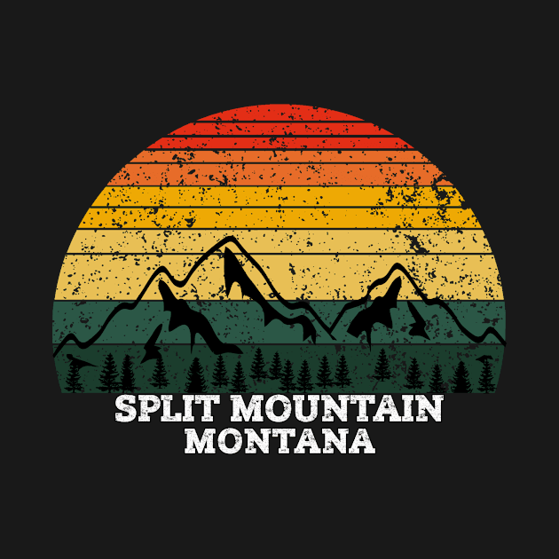 Split Mountain Montana by Kerlem