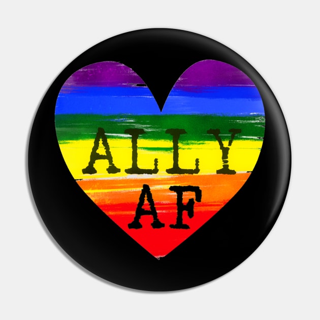 Ally AF Heart Pin by T's and Things - BV