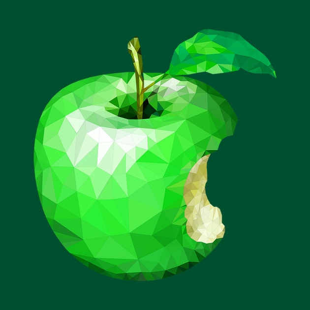 Geometric apple by obmik