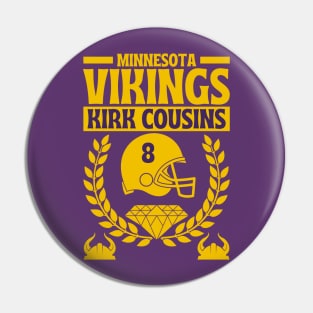 Minnesota Vikings Kirk Cousins 8 Edition 2 Pin