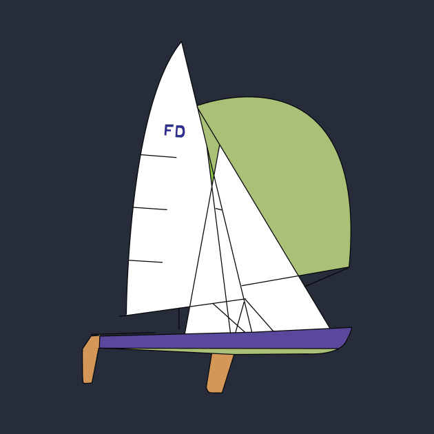 Flying Dutchman Sailboat by CHBB
