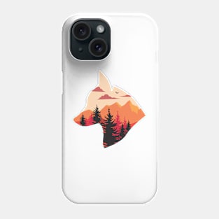 Wolf Adventure Illustration Phone Case