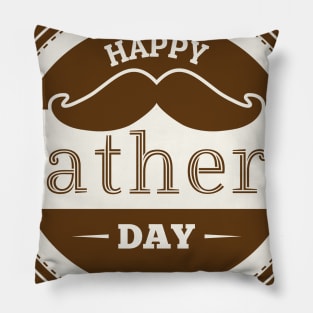 Happy Fathers Day T-Shirt Pillow