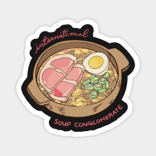 International Soup Conglomerate Logo Magnet