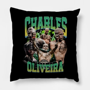 Charles Oliveira Do Bronx Boxing Vintage Pillow