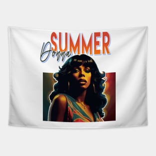 Vintage Styled Fan Art Design - Donna Summer Tapestry