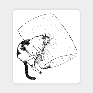 Pitter Portrait (Cat Nap) Magnet