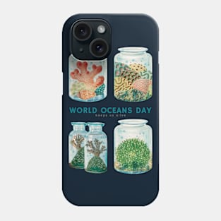 Keep an Oceans into a Bottle Phone Case