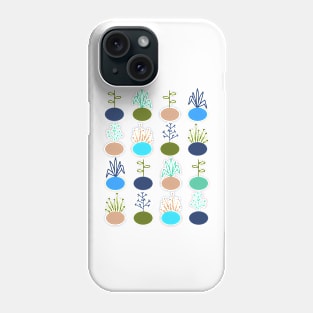 Retro Plants Pattern Phone Case