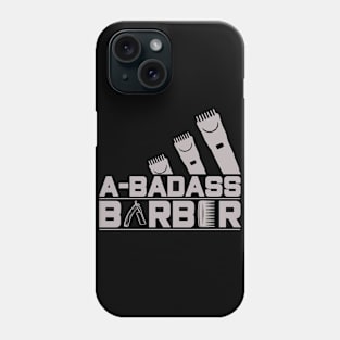 Barber Design A Badass Barber 56 Phone Case