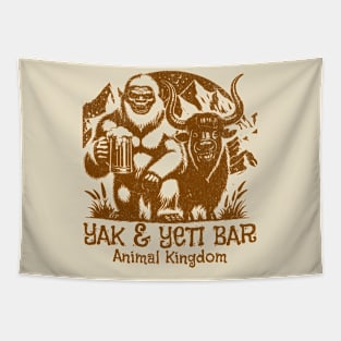 The Yak and Yeti Bar Restaurant in Orlando Asia distressed look Tapestry