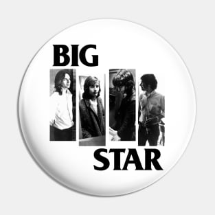 Big Black Star Flag Pin