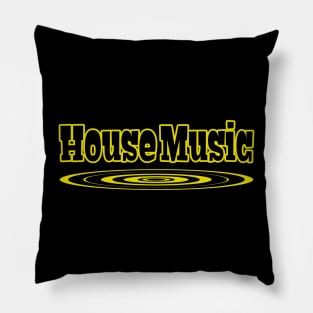 House Music Graphic Pillow