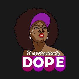 Unapologetically Dope Afro Words Black History Month Gifts T-Shirt