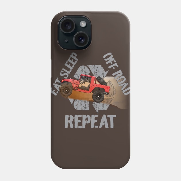 Eat Sleep Repeat Phone Case by JRCustoms44