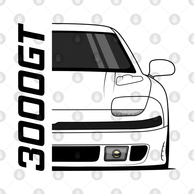 Front 3000GT 1990 1993 JDM by GoldenTuners