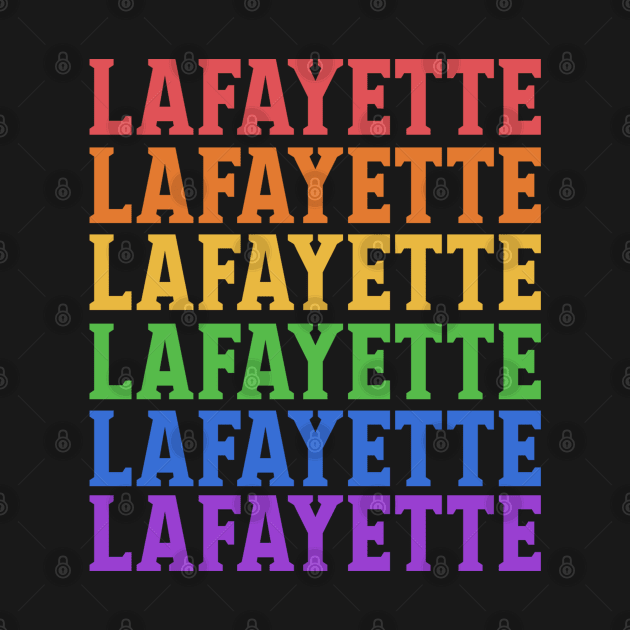 LAFAYETTE COLORFUL DESTINATION by OlkiaArt