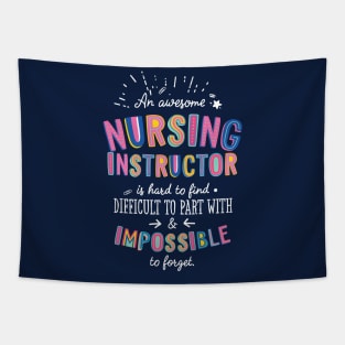 An awesome Nursing Instructor Gift Idea - Impossible to Forget Quote Tapestry