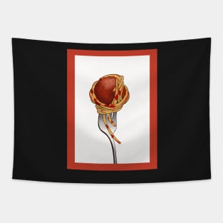 Moms spaghetti kitchen wall art Tapestry