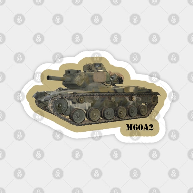 M60A2 Main Battle Tank Magnet by Toadman's Tank Pictures Shop