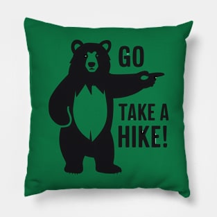 Go Take A Hike Funny Hiking And Camping Pillow