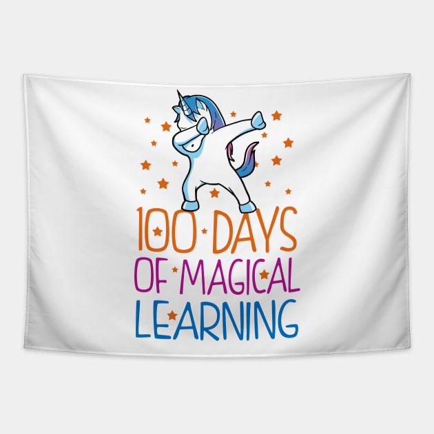 100 Days Of School Cute T-shirt Tapestry by KsuAnn