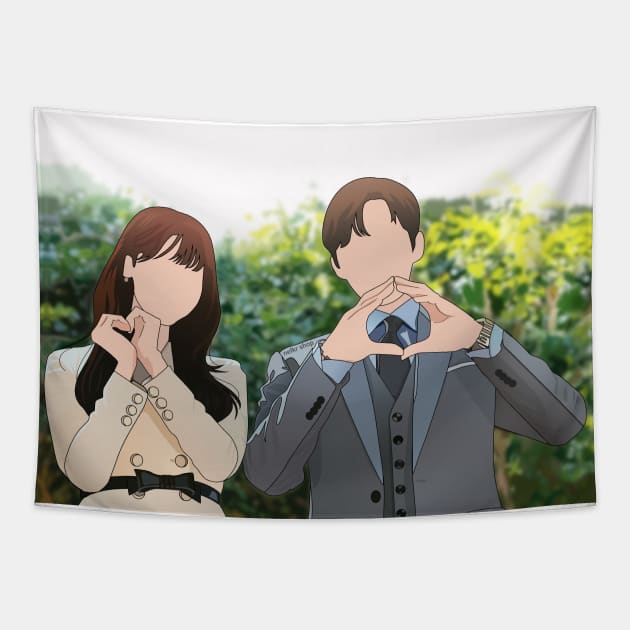 king the land kdrama Tapestry by nelkrshop