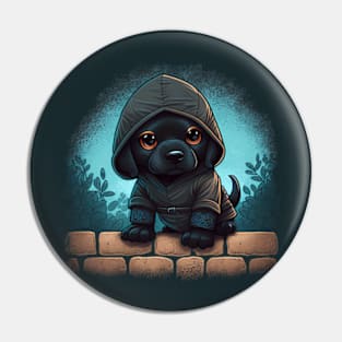 Ninja Doggo Invasion Pin