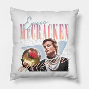 Ernie McCracken \/\/ Retro Fan Design Pillow