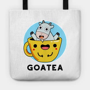 Goatea Cute Goat Tea Pun Tote