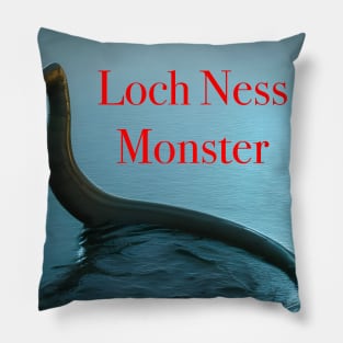 Loch Ness Monster T-Shirt Pillow