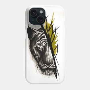 Tiger tattoo Phone Case