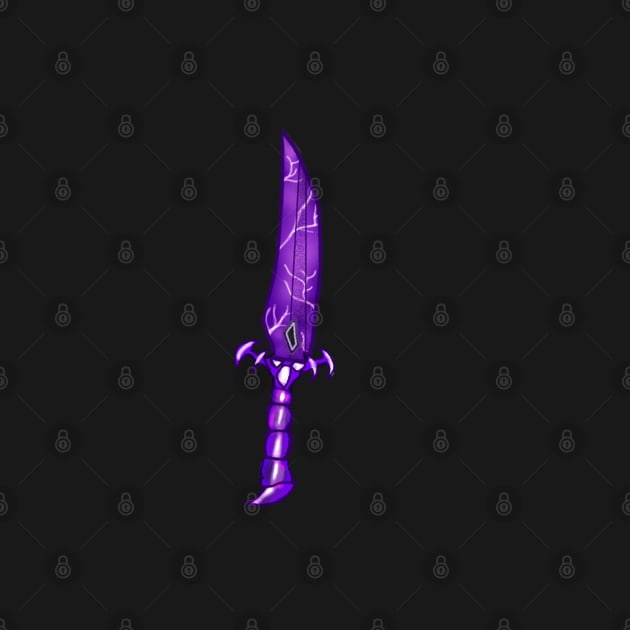 Purple Dragon Lightning Sword by CatGirl101