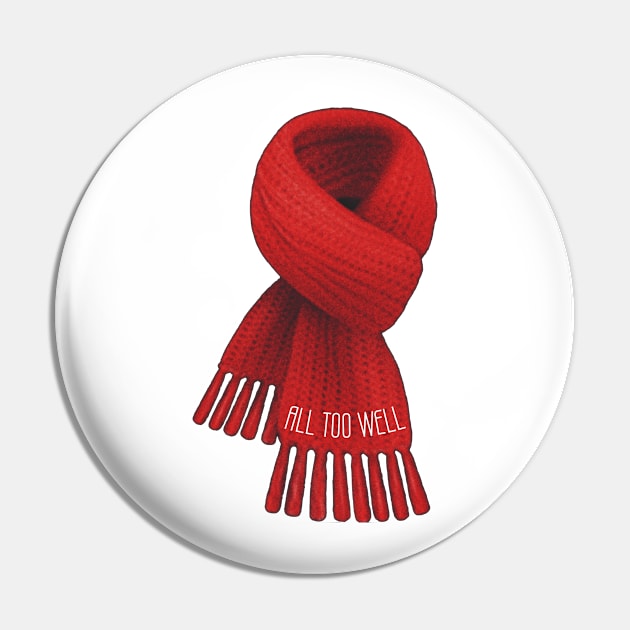 All Too Well Red Scarf Pin by Biscuit25