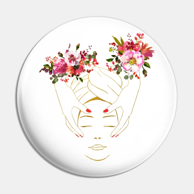 Spa Salon Art Pin by erzebeth